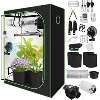 TolleTour 120x60x180 cm Growbox Tente de culture Tente de culture pour plantes d'intérieur Chambre de culture Chambre noire Armoire de culture Serre Tente de culture 600D