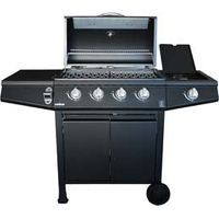 BARBECUE A GAS GPL 4 BRUCIATORI + 1 FORNELLO LAPILLO