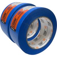 Zulu Precision Outdoor Blue Painters Masking Tape - 50mm x 50m (6 months), 2 Pack