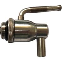 RUBINETTO P/FUSTO OLIO ANTIGOCCIA INOX 1/2 C/GHIERA Q.TA 6