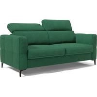 Gardenia Divano letto materasso alto 18 cm con poggiatesta reclinabili e rivestimento impermeabile T02 198 cm (mat. 140x197) verde