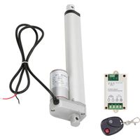 Vérin électrique blanc 200mm course 750N IP65 pour canapé électrique 24V avec télécommande kit contrôle
