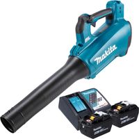 Souffleur sans fil Makita DUB 184 Z 18 V sans balais + 2 batteries 9,0 Ah + chargeur