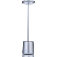 royaluxe-Lampe de bureau sans fil en métal, lampe de table LED portable avec capteur tactile, lampe rechargeable en aluminium 3 couleurs, lampe de luminosité à 3 niveaux, veilleuse, lampe de chevet, l