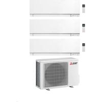 Mitsubishi Climatizzatore Trial Split Kirigamine Zen MSZ-EF Bianco 12+12+18 con MXZ-3F68VF Inverter R32 WiFi Classe A++