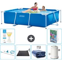 Intex Piscina con estructura Rectangular - 220x150x60 cm - 7-piezas S61