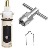 Replacement Cartridge 1222 with Removal Tool 104421 and Handle Adapter Kit 116653, Fits Moen (Cartridge + Extractor). MUMU