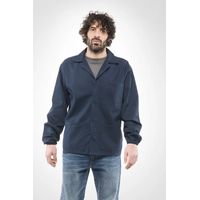 GIACCA COT.MASSAUA BLU C/ELASTICO