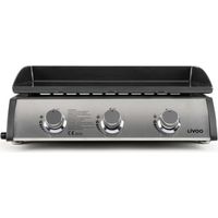 Plancha gaz 3 bruleurs 61 x 38 cm