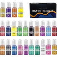Colorant pour résine époxy (10 ml), idéal pour colorer la résine et la colle.