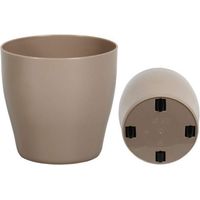 B-LIVING VASE ø 35 cm ROUES Veca d'intérieur Cache-pot moderne DIVERSES COULEURS - Couleur : Havane - Colore: Terra LAGUNA