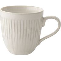 Mug Blanc Gallery 35cl Porcelaine Durable, Design épuré - Easy Life