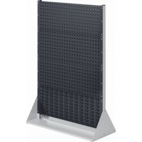 Kappes ®RasterPlan Stellwände doppelseitig Größe 4 - 6x Lochplatten 2x Schlitzplatten Anthrazitgrau RAL 7016