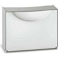 Weißes modulares Schuhregal 51x19x39cm