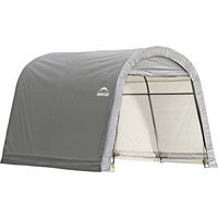 ShelterLogic Folien Zeltgarage Gerätehaus Grau 300x300x240 cm