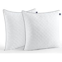 BedStory Set di 2 cuscini per cuscino, 80 x 80 cm, traspiranti, in microfibra, 2 x 1500 g, lavabili, ideali per un sonno profondo e riposante, certificato Öko-Tex