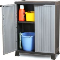 Armoire en plastique Armoire de rangement 68x39x92 cm 82921