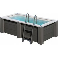 Piscina elevada de composite Gre rectangular KPCOR2814T (315 × 175 × 96 cm)