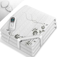 sinnlein Calienta Camas Electrico 150x80cm Calientacamas Eléctrica Calentador Manta Eléctrica con Desconexión Automática Manta Térmica con 3 Niveles de Temperatura