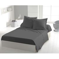 Lenzuolo piano - HOME LINGE PASSION - 240 x 300 cm - Antracite
