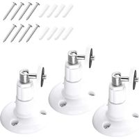 Lot de 3 supports muraux réglables à 360° - Compatible avec Ring Stick Up Cam Pro - Réglable à 360 ° - Pour caméra d'intérieur de 1ère génération