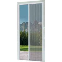 ZANZARIERA AVVOLGIBILE ORIZZONTALE PLISSETTATA 135x240 cm - Colore Marrone RAL 8017