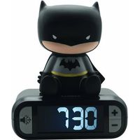 BATMAN - Réveil digital avec veilleuse lumineuse en 3D et effets sonores - LEXIBOOK