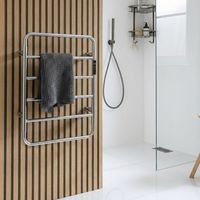 JTP Aero Electric Towel Rail 640mm H x 475mm W - Chrome