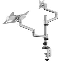 My Wall Support de table pour écran HL52L 1 Écran(s) 43,2 cm (17") - 81,3 cm (32") argent réglable e