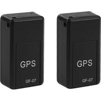 Un ensemble de 2 traceurs GPS magnétiques longue durée pour voitures, camionnettes et remorques, avec applications espionnes cachées.