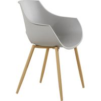 Chaises alice 110 (lot de 2) - Gris