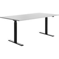 Topstar, Bureau assis-debout électrique, droit, l x p 1800 x