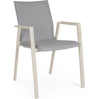 Bolzano Orte Gartenstuhl 55,5x60 Creme Aluminium