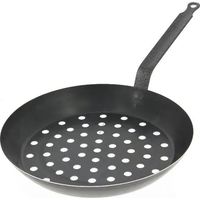 Poêle Perforée Outdoor De Buyer 28cm Cuisson Extérieure Légumes Et Marrons - De Buyer