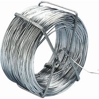 Rouleau de fil de fer galvanisé 50 mètres – Diamètre 0,9 mm – Multi usages pour travaux d'atelier et jardinage – Résistant à la corrosion – Cogex