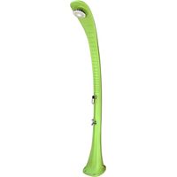 Formidra Cobra 32L 217x30x34cm Ducha Solar Exterior - Enjuagador de Pies - Calefacción Solar - Polietileno Reciclable - Verde
