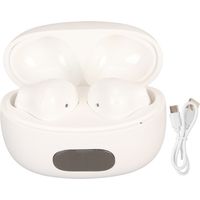 Écouteurs Traducteur Bluetooth Réduction de Bruit 74 Langues 70 Accents Affichage Numérique Blanc