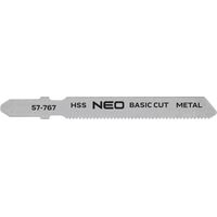 Lames de scie sauteuse neo tools 21tpi HSS coupe métal 2 pièces