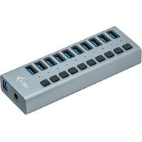 Hub de charge i-tec USB 3.0 à 10 ports + alimentation 48 W avec câble UE, U3CHARGEHUB10