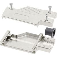 Capot SUB-D 37 pôles MH Connectors 1060-0135-04 métal 90 ° argent 1 pc(s) A971581