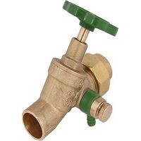 Valve de siège inclinée JS, avec vidange, sans verrouillage, sortie verticale, Steig.sp., DN10, Loet12