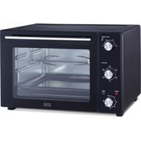 Kitchen Move – Mini four grill multifonction 58L 2000W chaleur tournante – 5 programmes de cuisson – Minuteur 60 min – Double vitrage haute résistance