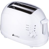 tostador blanco 700W 2 de ancho ranuras - expulsión automática / manual de BGP105 PERA NEGRO