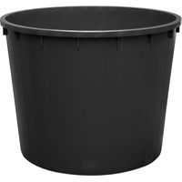 Mastello industriale tondo in plastica 700 litri - Nero - Mobil Plastic