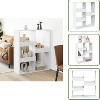 Cloison de séparation blanc 100x33x115 cm bois d'ingénierie - Cloison De Séparation - Cloisons De Séparation - Séparateur De Pièce - Cloison De Bureau