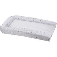 DOMIVA Matelas langer PVC + 2 Eponges amovibles - Blanc imprime etoiles