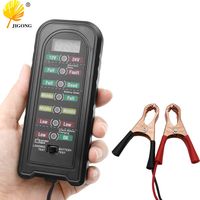 Testeur de batterie 12V/24V à pince pour voiture, testeur de batterie portable
