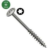 SPAX 0257000801005 Vite da legno 8 mm 100 mm T-STAR plus Acciaio inox A2 50 pz.