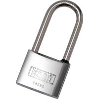 Kasp K14550L63D Cadenas 50 mm fermeture différente acier inoxydable avec serrure à clé