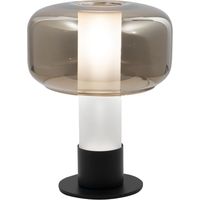 Lampe De Table Flick Gold, Structure En Métal Et Verre Borosilicate, Variateur Tactile, Douille E14 15 W, Indice De Protection Ip20 - Flick